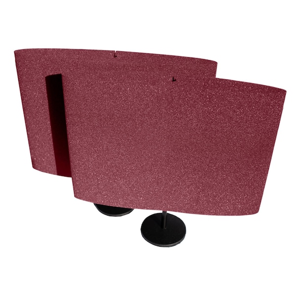 DeskMAX Home Office Burgundy, 2PK